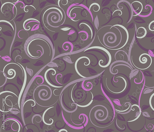 Floral abstract background, seamless