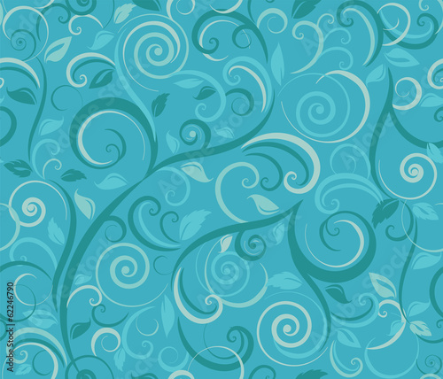 Floral abstract background, seamless