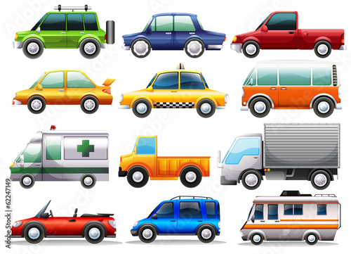 Different types of cars