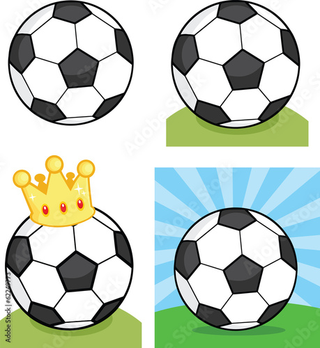 Soccer Balls. Set Collection