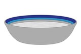 cartoon image of milk bowl