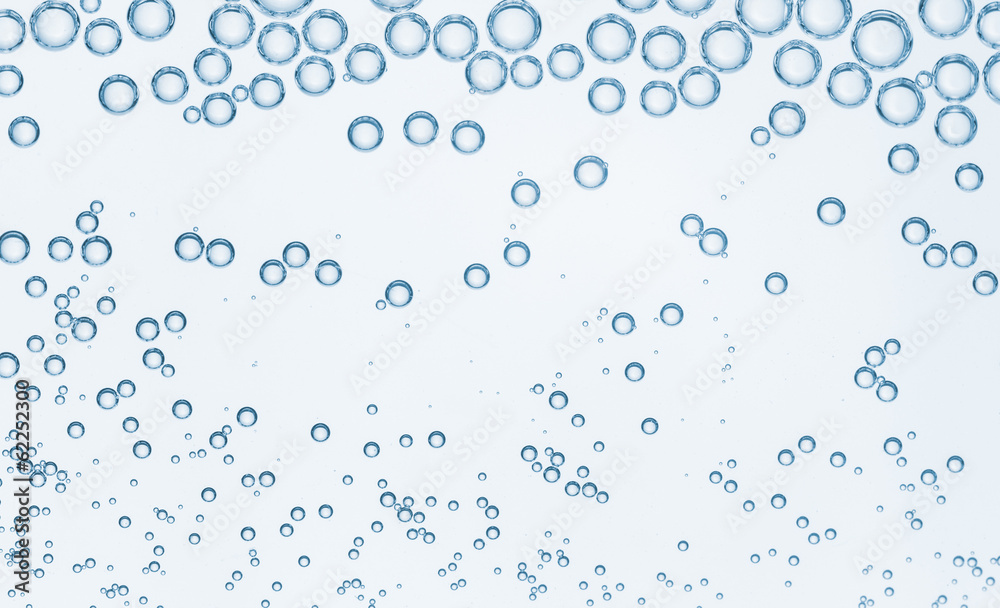 Bubbles in the water. Abstract background