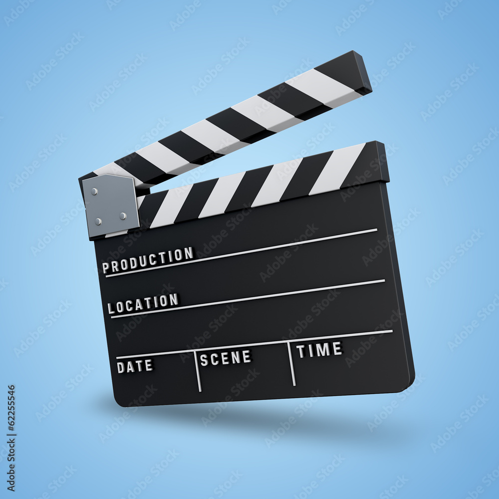 Obraz premium 3D Icon Filmklappe