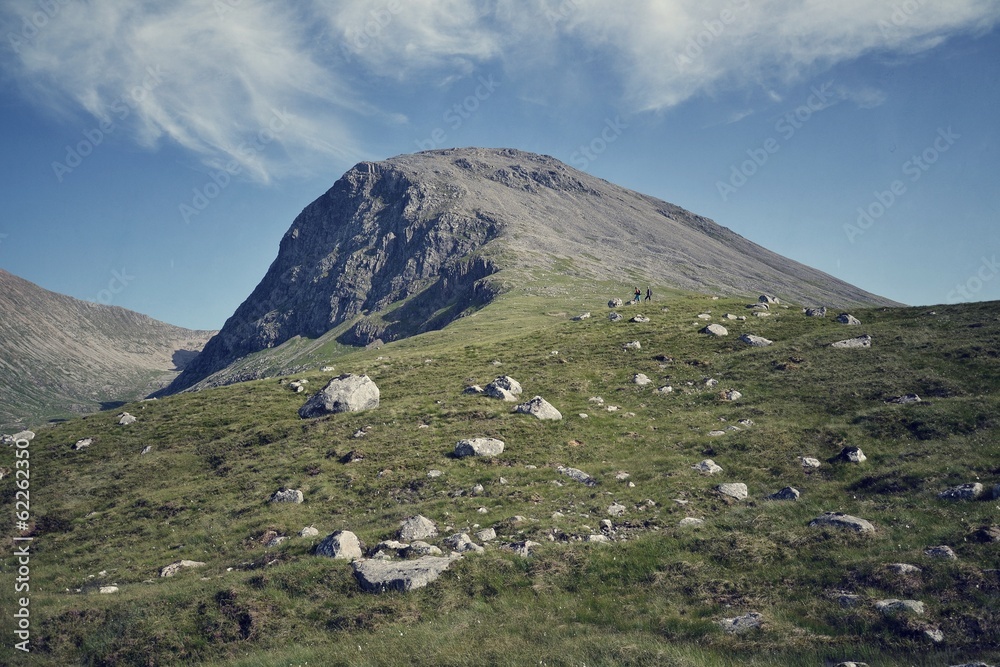 Fototapeta premium Ben Nevis - filtered picture of the highest mountain in Britain