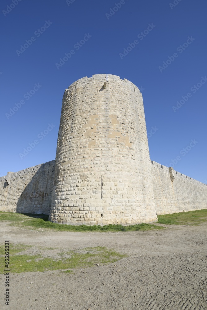 external walls, Aigues Mortes, southern France. external walls, Aigues Mortes, southern France.