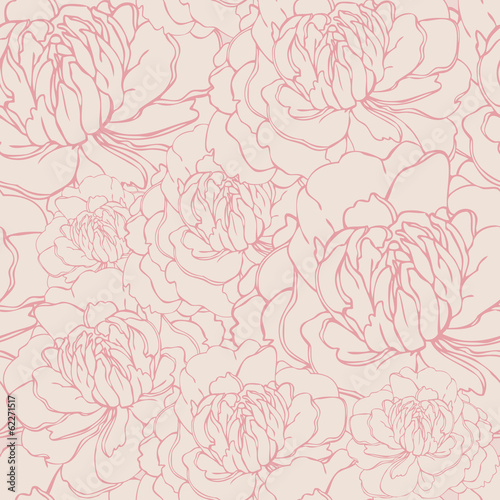 peonies seamless