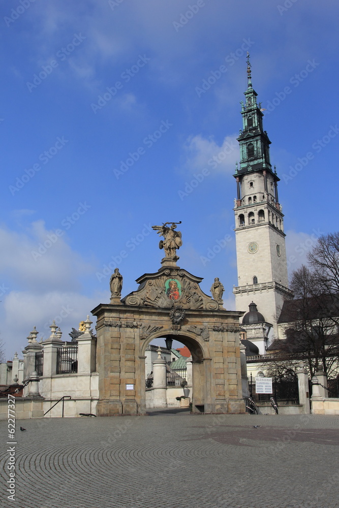 Fototapeta premium Gate Jasna Gora sanctuary Czestochowa.Poland