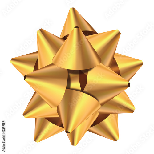 Gold bow
