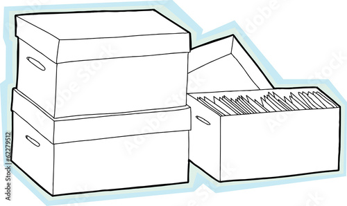 Blank Storage Boxes