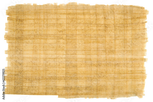 Organic bamboo paper isolated on white.