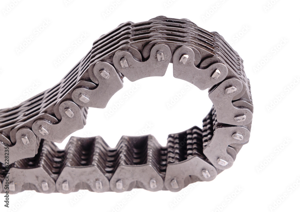 Fototapeta premium used automotive gears isolated on white