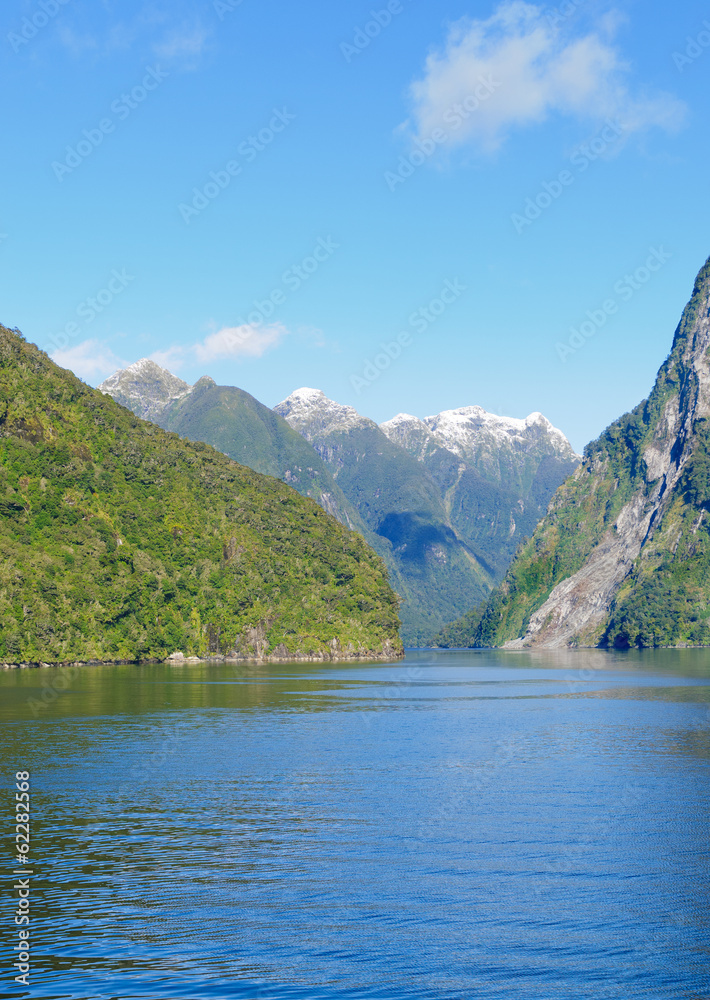 an arm of Doubtful Sound in the South Island of New Zealand