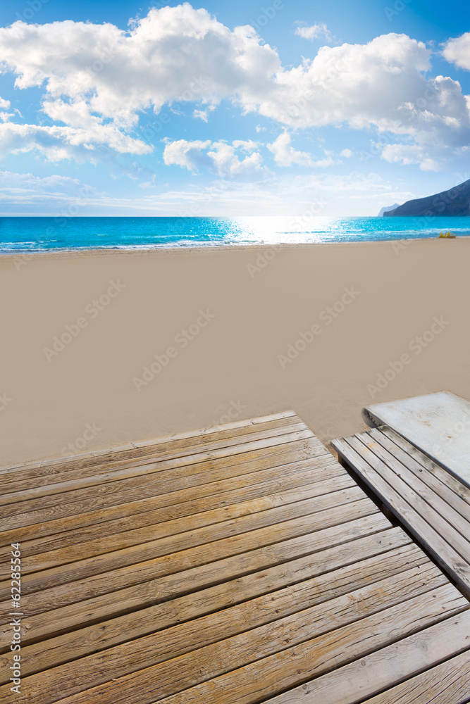 Calpe playa Arenal Bol beach near Penon Ifach Alicante Calpe playa Arenal Bol beach near Penon Ifach Alicante