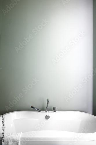 Modern Bathroom using soft Green Pastel Colors