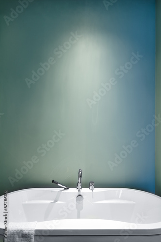 Modern Bathroom using soft Green Pastel Colors