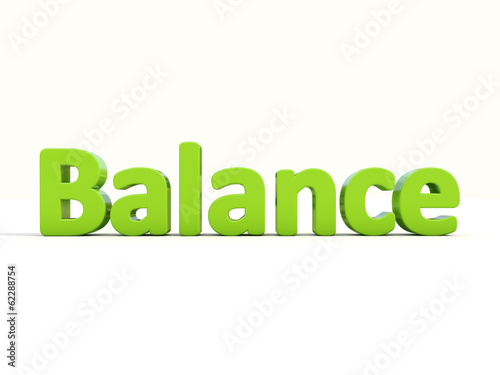 3d word balance