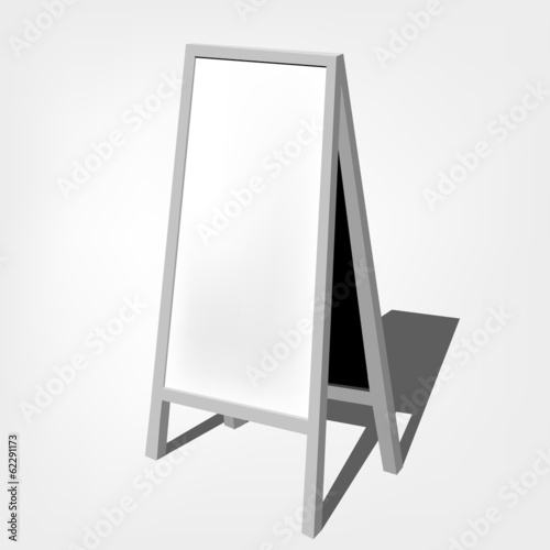 Blank White Storefront chalkboard labels
