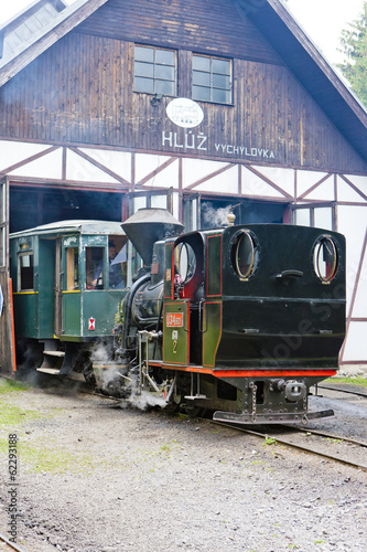 steam locomotives, Museum of Kysuce village, Vychylovka, Slovaki