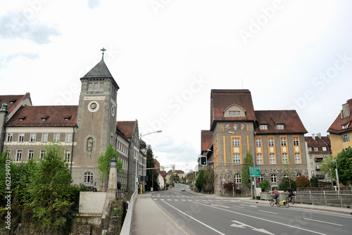 Townscape of Feldkirch, Vorarlberg, Austria. april 2012