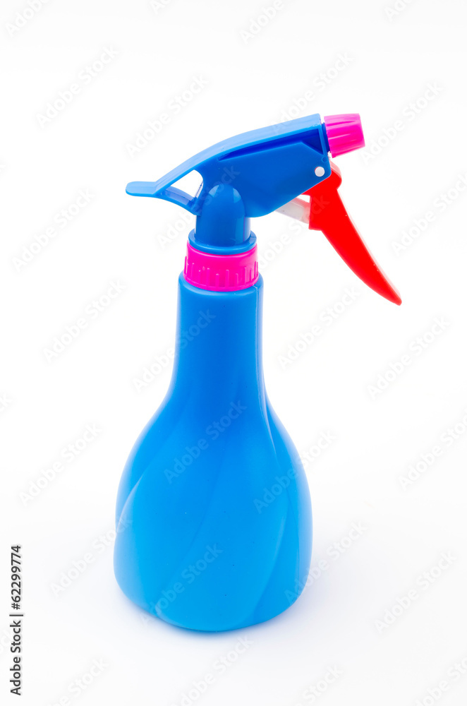 Spray bottles isolated white background Spray bottles isolated white background