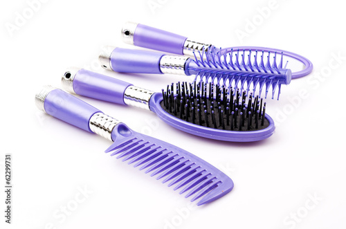 comb isolated white background