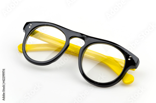 eyeglassses isolated white background