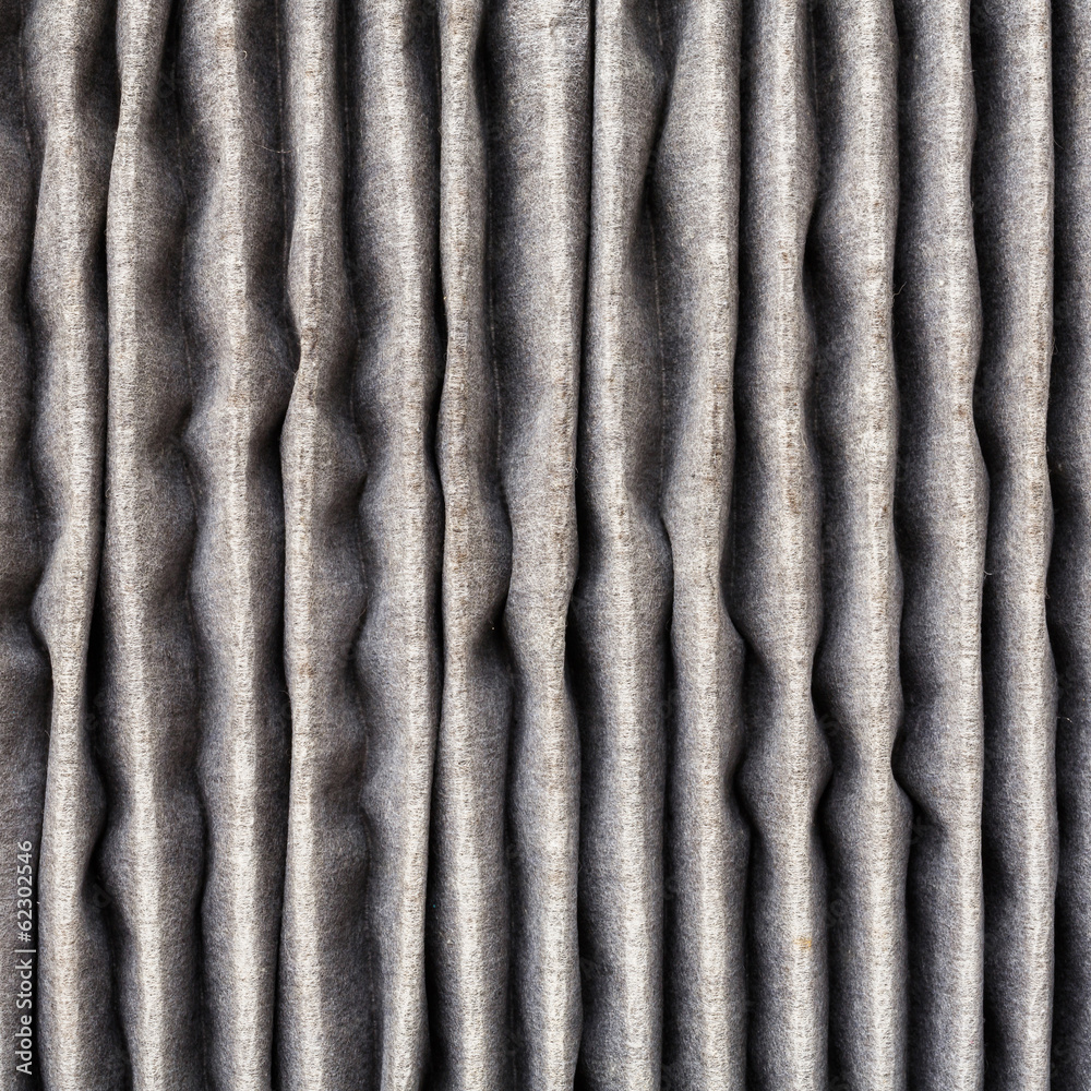 Fototapeta premium Close up inside of dirty air filter