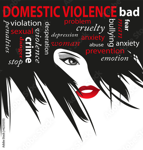stop alla violenza domestica sulle donne photo
