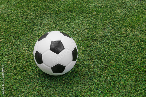 soccer ball on artificial turf