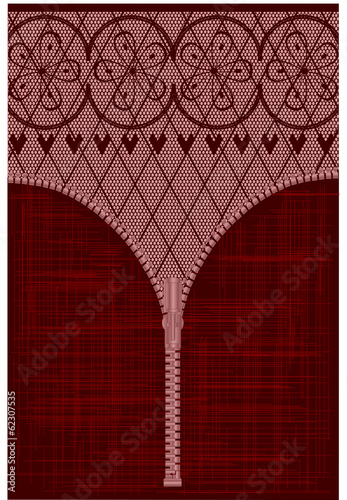 Lace Zipper