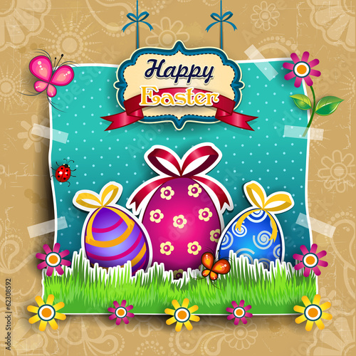 Easter egg cartoon