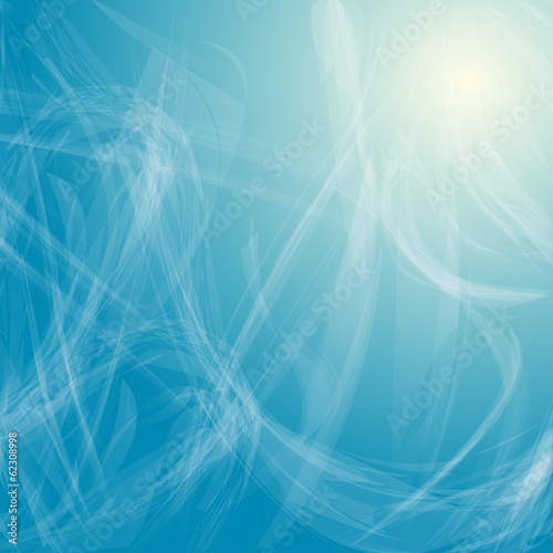 Abstract light blue background.