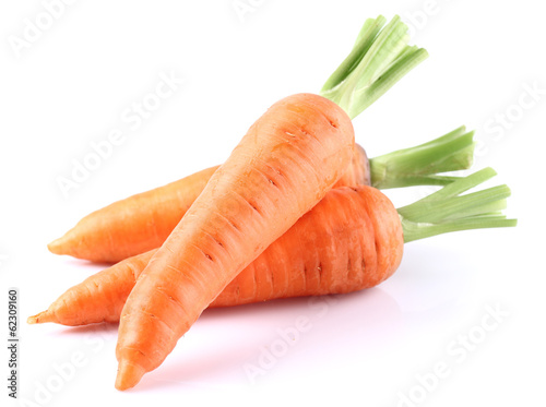 Fresh carrot in closeup