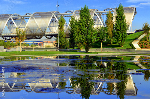 Puente de Perrault en Madrid Río