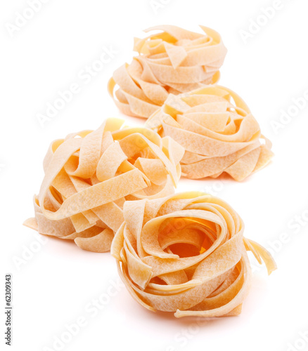Italian pasta fettuccine nest