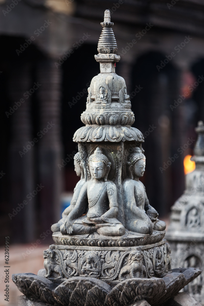 Fototapeta premium Buddha statue in Kathmandu city, Nepal