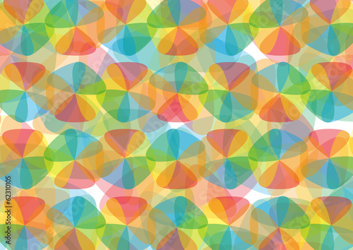 Retro pattern of geometric shapes. Colorful mosaic banner. © crisagperez