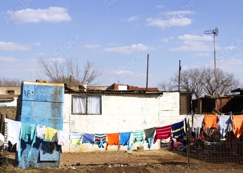 Shanty town South Africa 
