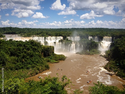 Boattrip to Iguazu falls, Brazil, Argentina