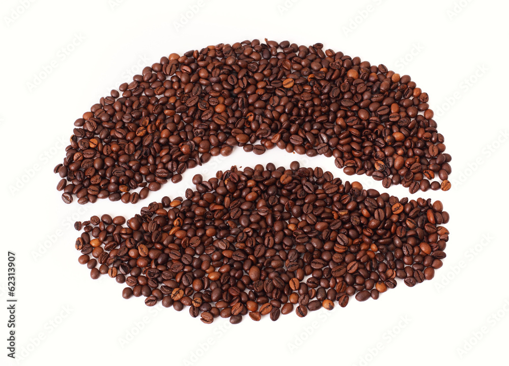 Coffe beans shape coffe bean Coffe beans shape coffe bean