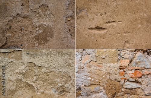 background rendering, set of four photos