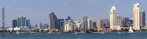San Diego California panorama waterfront skyline. #62316940