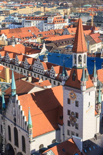 Munich, Old Town Hall with Tower, Bavaria, Germany