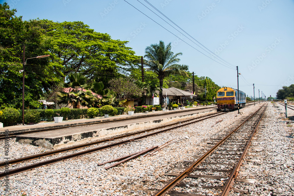Fototapeta premium Train station