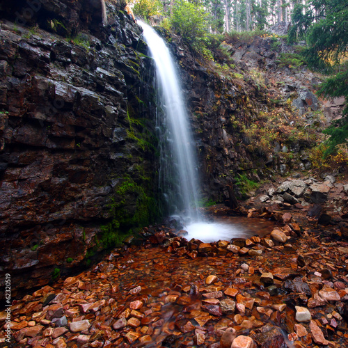 Lower Memorial Falls in Montana