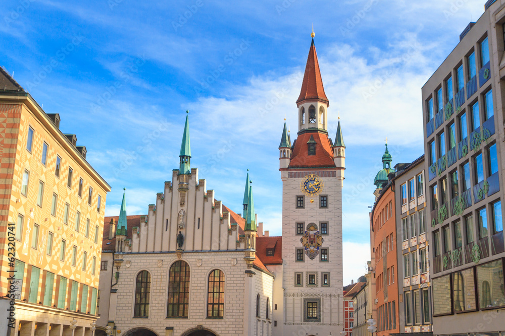 Munich, Old Town Hall with Tower, Bavaria, Germany