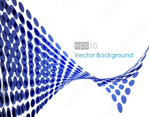 Blue and magenta halftone background