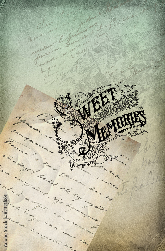 Obraz premium Sweet memories background