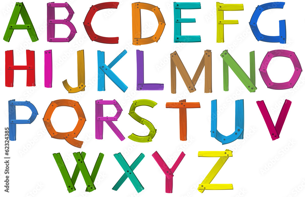 Letters of the alphabet