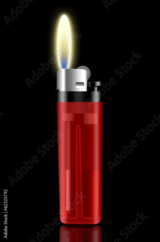 Obraz na płótnie Feuerzeug, Cigarette Lighter w salonie